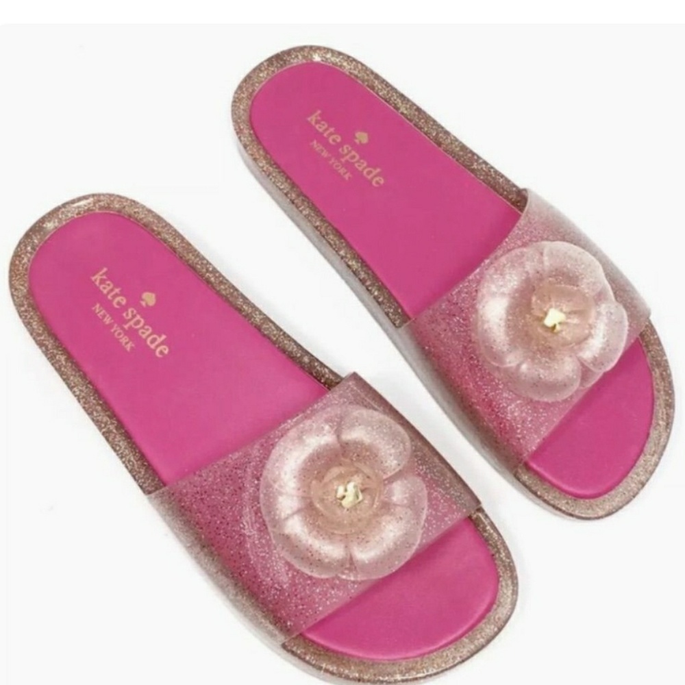 🎁NEW KATE SPADE SPLASH GLITTER JELLY SANDAL